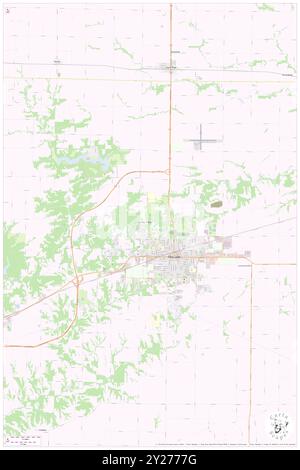 Macomb, McDonough County, USA, USA, Illinois, n 40 27' 33''', S 90 40' 18'', Karte, Karte, Kartenausgabe 2024. Erkunden Sie Cartascapes, eine Karte, die die vielfältigen Landschaften, Kulturen und Ökosysteme der Erde enthüllt. Reisen Sie durch Zeit und Raum und entdecken Sie die Verflechtungen der Vergangenheit, Gegenwart und Zukunft unseres Planeten. Stockfoto