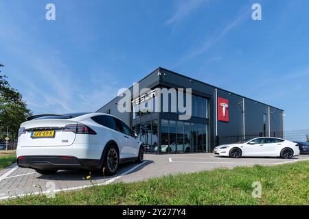 Tesla Store in Wezep, Niederlande Stockfoto