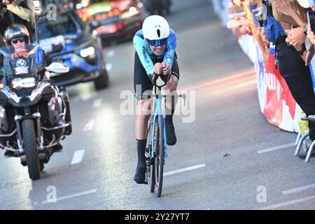 08-09-2024 Vuelta A Espana; 2024, Decathlon - AG2R La Mondiale; O'connor, Ben; Madrid; Stockfoto