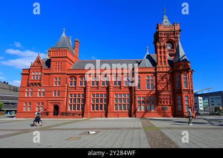 Das Pierhead Building, Cardiff Bay, South Wales, Großbritannien. Vom September 2024 Stockfoto