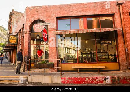 Bisbee, eine Stadt in Arizona, USA. Eine alte westliche Stadt im Cochise County im US-Bundesstaat Arizona und südöstlich von Tucson ist die alte Bergbaustadt Tombstone. © (Foto: Luis Gutierrez/Norte Photo) Bisbee, ciudad en Arizona Estados Unidos. pueblo del viejo oeste, se ubica en el condado de Cochise en el estado estadounidense de Arizona y al sureste de Tucson, está el antiguo pueblo minero de Tombstone. © (Foto: Luis Gutierrez/Norte Foto) Stockfoto