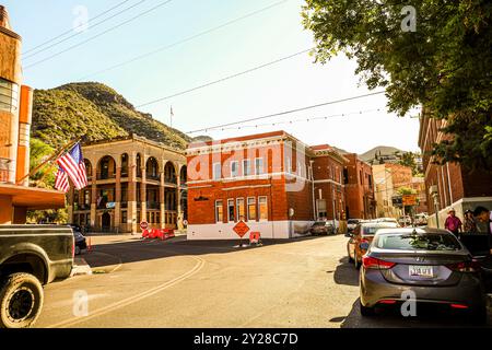 Bisbee, eine Stadt in Arizona, USA. Eine alte westliche Stadt im Cochise County im US-Bundesstaat Arizona und südöstlich von Tucson ist die alte Bergbaustadt Tombstone. © (Foto: Luis Gutierrez/Norte Photo) Bisbee, ciudad en Arizona Estados Unidos. pueblo del viejo oeste, se ubica en el condado de Cochise en el estado estadounidense de Arizona y al sureste de Tucson, está el antiguo pueblo minero de Tombstone. © (Foto: Luis Gutierrez/Norte Foto) Stockfoto