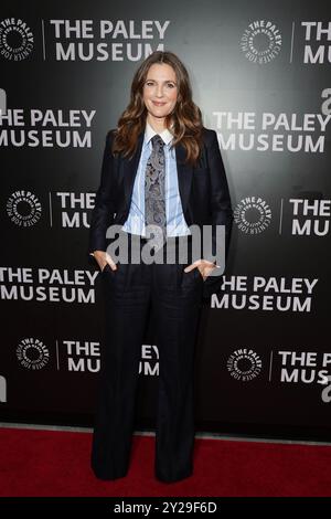 New York, USA. Ny. September 2024. Drew Barrymore at Arrivals for PaleyLive - Daytime at Night: An Evening with the Drew Barrymore Show, The Paley Center for Media NYC, New York, NY, 9. September 2024. Quelle: Kristin Callahan/Everett Collection/Alamy Live News Stockfoto