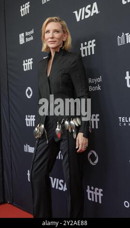 Toronto, Kanada. September 2024. Cate Blanchet das Toronto International Film Festival für den Film „Disclaimer“ Sonderveranstaltung im Royal Alexandra Theatre 9th Sept Credit: Sharon Dobson/Alamy Live News Stockfoto