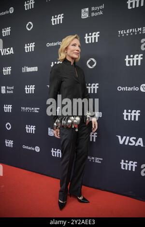 Toronto, Kanada. September 2024. Cate Blanchet das Toronto International Film Festival für den Film „Disclaimer“ Sonderveranstaltung im Royal Alexandra Theatre 9th Sept Credit: Sharon Dobson/Alamy Live News Stockfoto