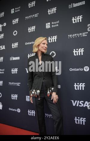 Toronto, Kanada. September 2024. Cate Blanchet das Toronto International Film Festival für den Film „Disclaimer“ Sonderveranstaltung im Royal Alexandra Theatre 9th Sept Credit: Sharon Dobson/Alamy Live News Stockfoto