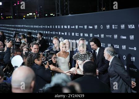 Toronto, Kanada. September 2024. Prominente auf dem roten Teppich beim Toronto International Film Festival für den Film MEGALOPOLIS Gala Präsentation im Roy Thomson Hall Theatre 9. September 2024 Credit: Sharon Dobson/Alamy Live News Stockfoto