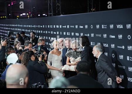 Toronto, Kanada. September 2024. Prominente auf dem roten Teppich beim Toronto International Film Festival für den Film MEGALOPOLIS Gala Präsentation im Roy Thomson Hall Theatre 9. September 2024 Credit: Sharon Dobson/Alamy Live News Stockfoto