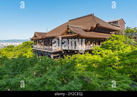 Haupthalle, Kiyomizu-dera-Tempel, Kyoto, Japan Stockfoto