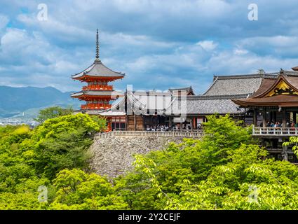 Kiyomizu-dera-Tempel, Kyoto, Japan Stockfoto