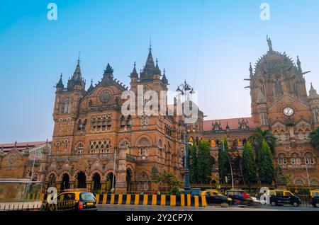 Chhatrapati Shivaji Maharaj Terminus, Mumbai, Maharashtra, Indien Asien Stockfoto
