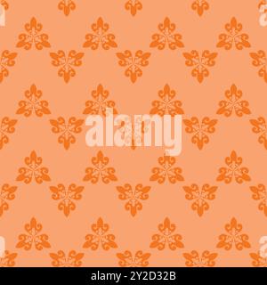 Nahtloser ornamentaler Hintergrund für Oberflächendesign. Farbenfrohe Textur mit abstrakten Elementen. Stock Vektor