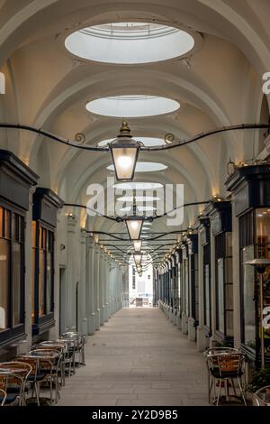 Royal Opera Arcade, London, England, Großbritannien Stockfoto