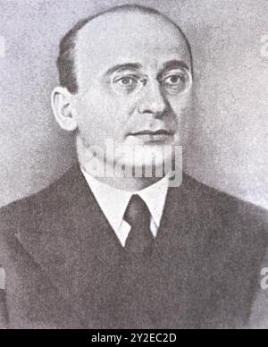 Lawrentiy Beria war ein sowjetischer Politiker und einer der dienstältesten und einflussreichsten Geheimpolizeichefs von Joseph Stalin und war von 1938 bis 1946 Leiter des Volkskommissariats für innere Angelegenheiten (NKWD) Stockfoto