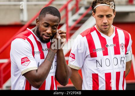 OSS, 10.09.2024. Frans Heesen Stadion. Keuken Kampioen Divisie, KKD, Saison 2024-2025, voetbal. Fotoruf Oss. Oben. Stockfoto