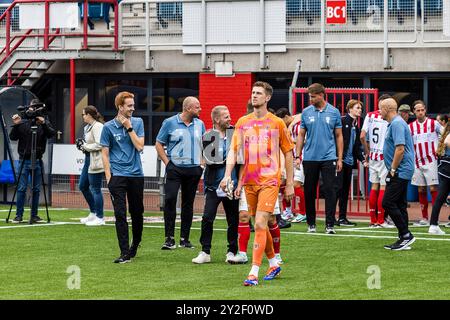 OSS, 10.09.2024. Frans Heesen Stadion. Keuken Kampioen Divisie, KKD, Saison 2024-2025, voetbal. Fotoruf Oss. Oben. Stockfoto