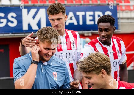 OSS, 10.09.2024. Frans Heesen Stadion. Keuken Kampioen Divisie, KKD, Saison 2024-2025, voetbal. Fotoruf Oss. Oben. Stockfoto