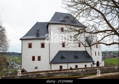 Wolkenstein, Landkreis Erzgebirgskreis, Sachsen, Deutschland Stockfoto