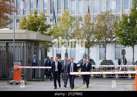 Berlin, Deutschland. 10. September 2024, Asylgipfel, Innenministerium Berlin, Asylgipfel mit Vertretern der CDU (Thorsten frei) und SPD am 10. September 2023 im Bundesministerium des Innern und des Heimatlandes, Berlin, DE, Credit: Felix Wolf/Alamy Live News Stockfoto