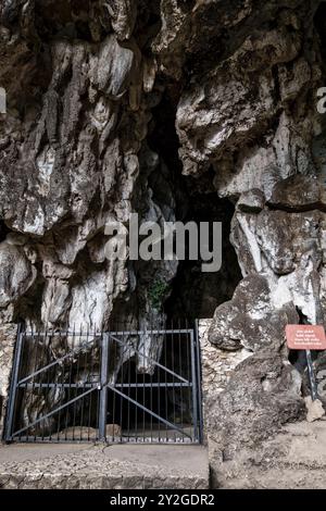 Leang Leang Geopark in Maros, Makassar, Süd-Sulawesi, Indonesien, Asien Stockfoto