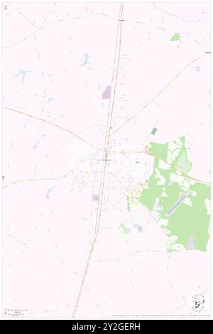 Dänemark, Bamberg County, USA, Vereinigte Staaten, South Carolina, n 33 19' 21'', S 81 8' 32'', Karte, Karte, Kartenausgabe 2024. Erkunden Sie Cartascapes, eine Karte, die die vielfältigen Landschaften, Kulturen und Ökosysteme der Erde enthüllt. Reisen Sie durch Zeit und Raum und entdecken Sie die Verflechtungen der Vergangenheit, Gegenwart und Zukunft unseres Planeten. Stockfoto