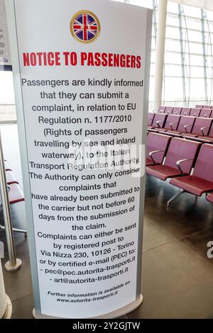 Civitavecchia Italien, Norwegian Cruise Line NCL Schiff, Escape 10-tägige Mittelmeer-Reiseroute, im Inneren, Civitavecchia Hafen von Rom, Roma Cruise Te Stockfoto