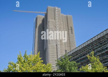 Baustelle Wohnhaus Überlin, Steglitzer Kreisel, Schloßstraße, Steglitz, Berlin, Deutschland Stockfoto