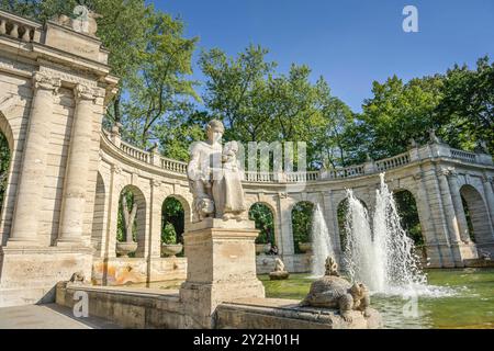 Märchenbrunnen, Volkspark, Friedrichshain, Berlin, Deutschland *** Märchenbrunnen, Volkspark, Friedrichshain, Berlin, Deutschland Stockfoto