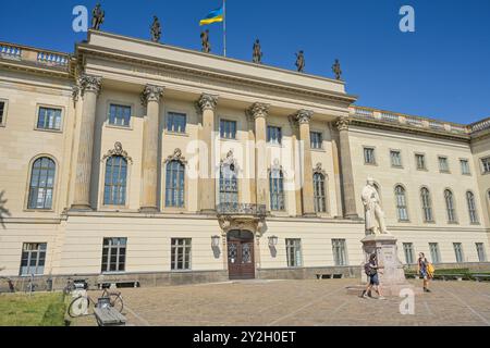 Hauptgebäude, Humboldt-Universität, unter den Linden, Mitte, Berlin, Deutschland *** Hauptgebäude, Humboldt-Universität, unter den Linden, Mitte, Berlin, Deutschland Stockfoto