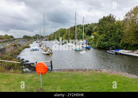 Lydney Harbour, River Severn, Gloucestershire Stockfoto