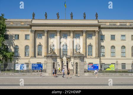 Hauptgebäude, Humboldt-Universität, unter den Linden, Mitte, Berlin, Deutschland *** Hauptgebäude, Humboldt-Universität, unter den Linden, Mitte, Berlin, Deutschland Stockfoto