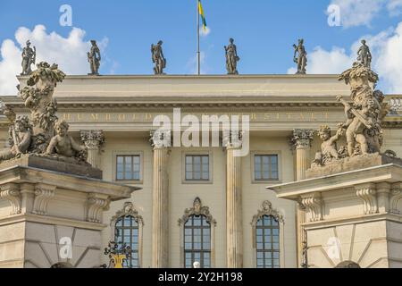 Hauptgebäude, Humboldt-Universität, unter den Linden, Mitte, Berlin, Deutschland *** Hauptgebäude, Humboldt-Universität, unter den Linden, Mitte, Berlin, Deutschland Stockfoto