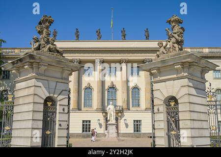 Hauptgebäude, Humboldt-Universität, unter den Linden, Mitte, Berlin, Deutschland *** Hauptgebäude, Humboldt-Universität, unter den Linden, Mitte, Berlin, Deutschland Stockfoto