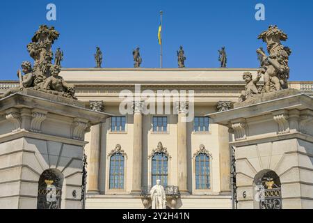 Hauptgebäude, Humboldt-Universität, unter den Linden, Mitte, Berlin, Deutschland *** Hauptgebäude, Humboldt-Universität, unter den Linden, Mitte, Berlin, Deutschland Stockfoto