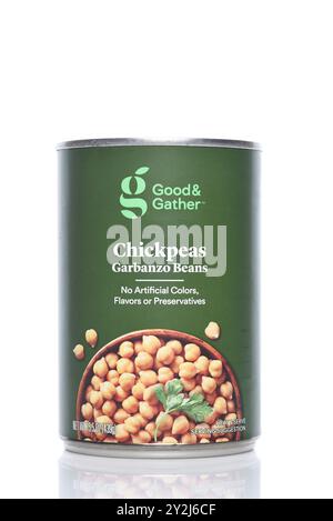 IRVINE, KALIFORNIEN - 6. SEPTEMBER 2024: A Dose of Good and Good Kichererbsen, Garbanzo Beans. Stockfoto