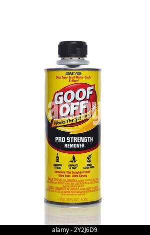 IRVINE, KALIFORNIEN - 6. SEPTEMBER 2024: Eine Dose Goof Off Pro Strength Remover. Stockfoto