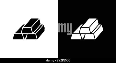 Kollektion mit linearen Logomarken in Schwarz und weiß für Web-Zwecke Stock Vektor