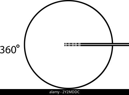 Winkelsymbol für Illustrationen Stock Vektor