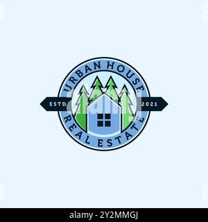 Immobilien Moderne Linie Art Logo Vektor Illustration Design. Schlichtes, Modernes, Minimalistisches Design Mit House-Logo. Kreative Immobilien oder Immobilien Stock Vektor