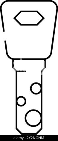 Vektorgrafik für Symbole der Grundlinie Stock Vektor