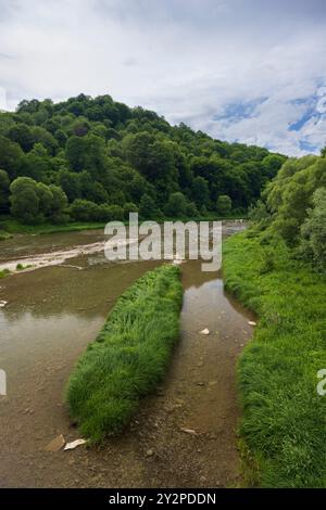 San Valley Landscape Park, Gmina Lutowiska, Bieszczady, Woiwodschaft Podkarpackie, Polen Stockfoto