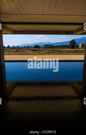 Musée archéologique de Mariana - Museu Archeulogicu di Mariana, Korsika, Frankreich. Stockfoto