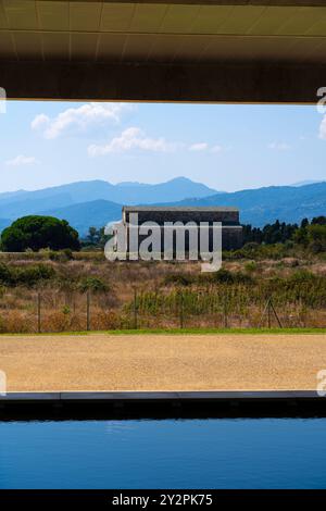 Musée archéologique de Mariana - Museu Archeulogicu di Mariana, Korsika, Frankreich. Stockfoto