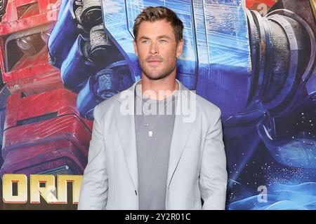 September 2024: CHRIS HEMSWORTH nimmt am 11. September 2024 an der australischen Premiere von „Transformers One“ im IMAX Sydney in Sydney, NSW Australien Teil (Foto: © Christopher Khoury/Australian Press Agency via ZUMA Press Wire). Nicht für kommerzielle ZWECKE! Stockfoto
