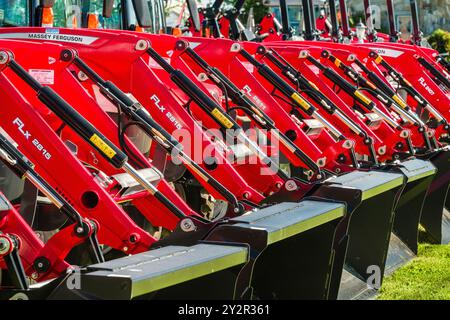 Massey Ferguson Tractors Spielzeug für große Jungen   Pomfret Center, Connecticut, USA Stockfoto