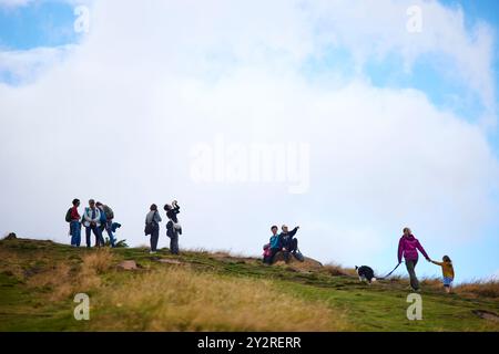 Edinburgh Salisbury Crags im Holyrood Park Stockfoto