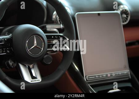 Vancouver, Kanada. September 2024. Mercedes Benz Autoausstellung in Vancouver, Kanada (Show & Shine 2024), 9. September 2024. (Foto: Mazyar Asadi/Pacific Press/SIPA USA) Credit: SIPA USA/Alamy Live News Stockfoto