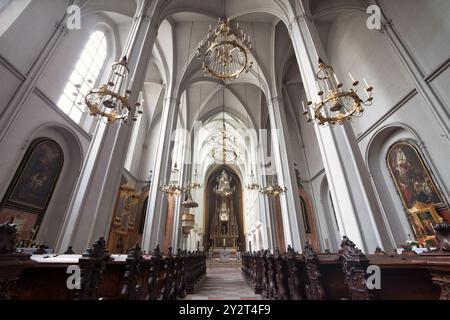 Augustinerkirche im Zentrum von Wien, Österreich. Stockfoto