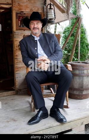 Markus Söder beim Besuch des Cowboy-Clubs Müchen 1913 e.V. anlässlich dessen 111-jährigen Jubiläums. München, 11.09.2024 *** Markus Söder besucht den Cowboy Club Müchen 1913 e V anlässlich seines 111-jährigen Bestehens München, 11 09 2024 Foto:XK.xKriegerx/xFuturexImagex Cowboy soeder 4924 Stockfoto