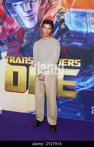 11. September 2024: JOSH CARROLL nimmt am 11. September 2024 an der australischen Premiere von „Transformers One“ im IMAX Sydney in Sydney, NSW Australien Teil (Foto: © Christopher Khoury/Australian Press Agency via ZUMA Press Wire). Nicht für kommerzielle ZWECKE! Stockfoto